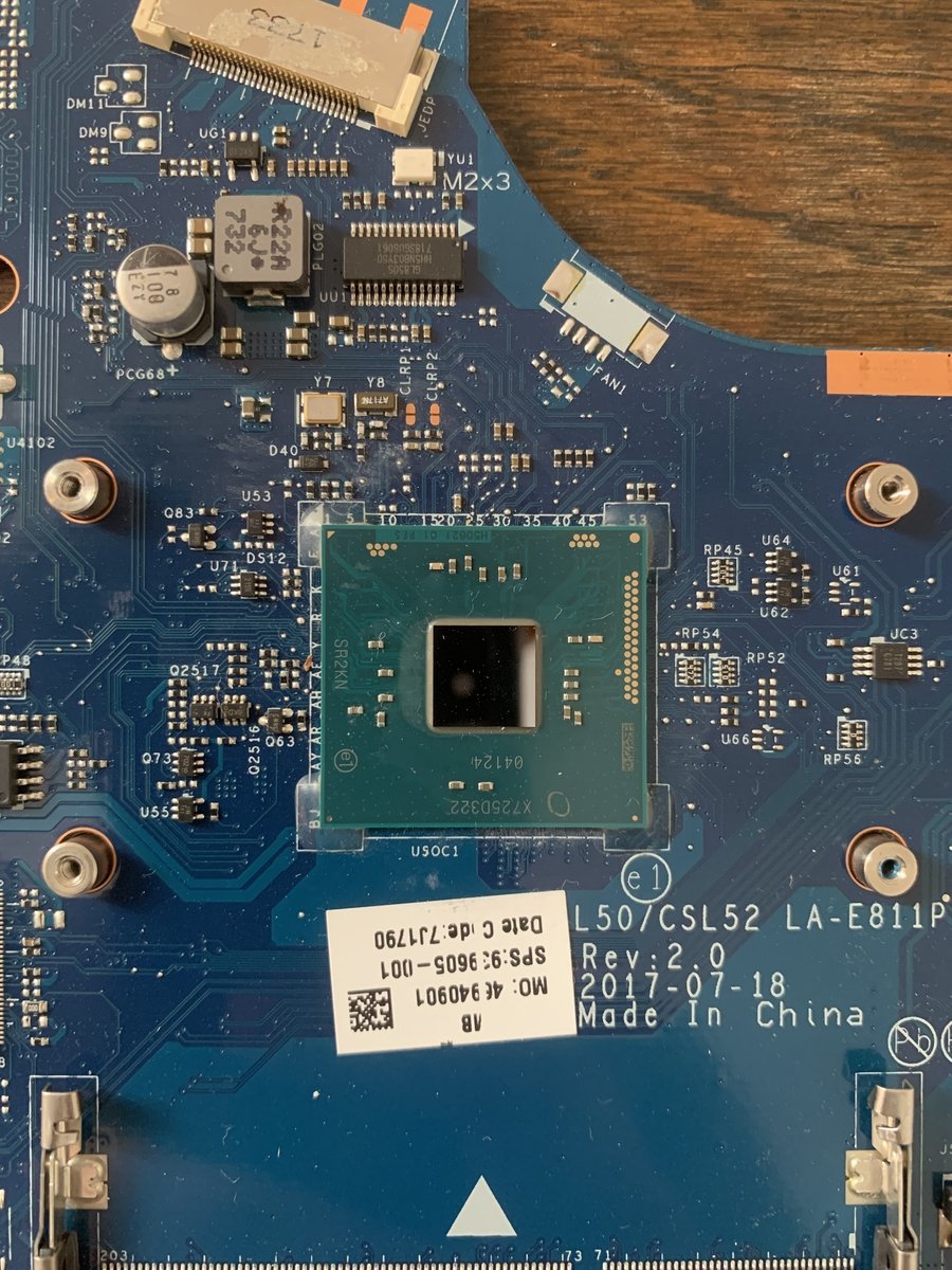 Материнська плата LA-E811P з процесором Intel Celeron N3060, фото №3