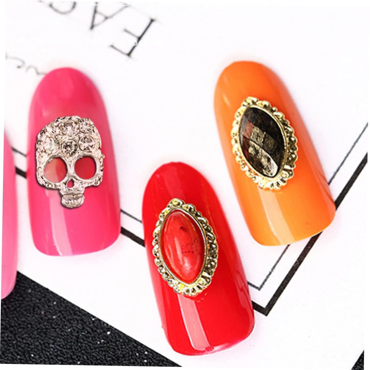 Кришталь для нігтівOOFAN Блискучий, 3 набори. Аксесуари для прикрашання нігтівук x 3, фото №2