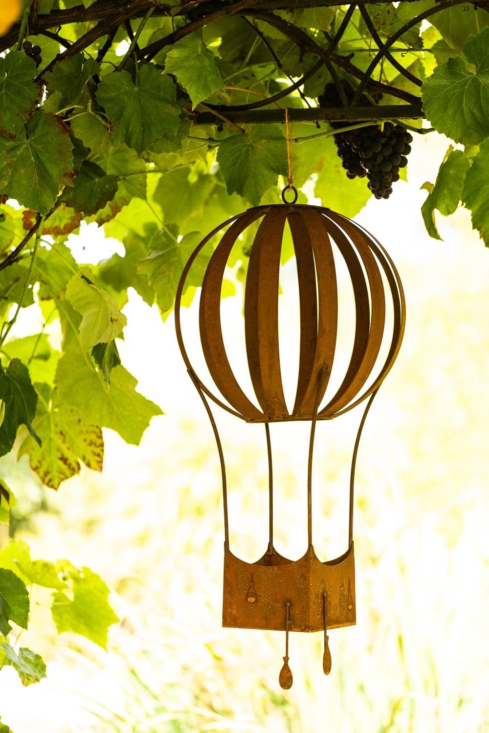 Підвісний кошик Bornhöft Дизайн Повітряна куля XXL Патина Рустик, фото №9 Підвісний кошик Bornhöft Дизайн Повітряна куля XXL Патина Рустик, фото №9