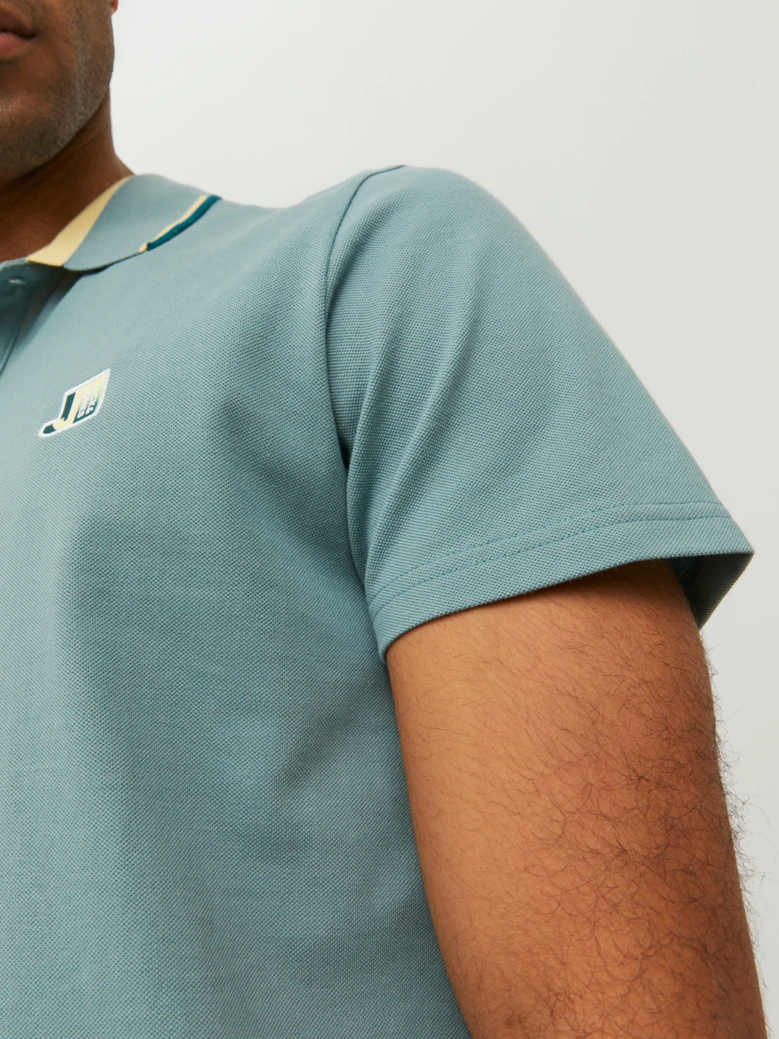 Рубашка-поло Jack&Jones JCOLOGAN POLO SS SS23 SN 12229382 Голубой M, фото №4
