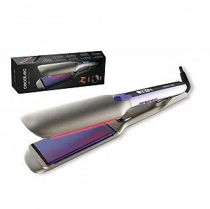 Выпрямитель Cecotec Lisse i-Twerk Max Инфракрасная и ионная технология Вибрирующие XL пластины Керамика Турмалин 160-230°C Дисплей Антифриз - Фото 1