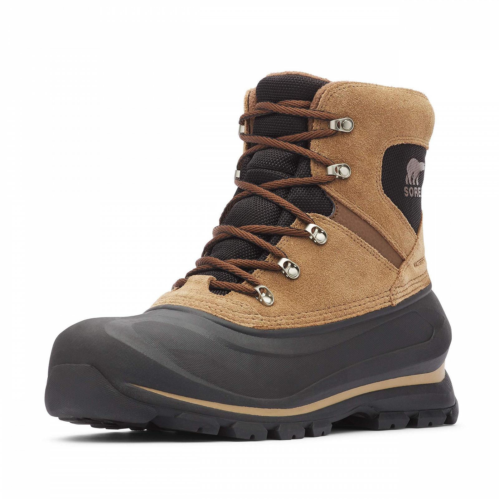 Чоловічі Зимові Чоботи Sorel Buxton Водонепроникні Коричневий (Major x Black) 40 EU, фото №1