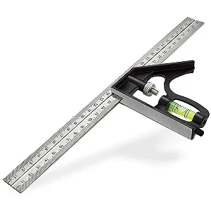 Купити Універсальний кутник комбінований Starrett 11MH-300 / 300мм / Нержавіюча сталь/ 90°+45°/ Рівень / Сірий - Фото 1 Універсальний кутник комбінований Starrett 11MH-300 / 300мм / Нержавіюча сталь/ 90°+45°/ Рівень / Сірий - Фото 1