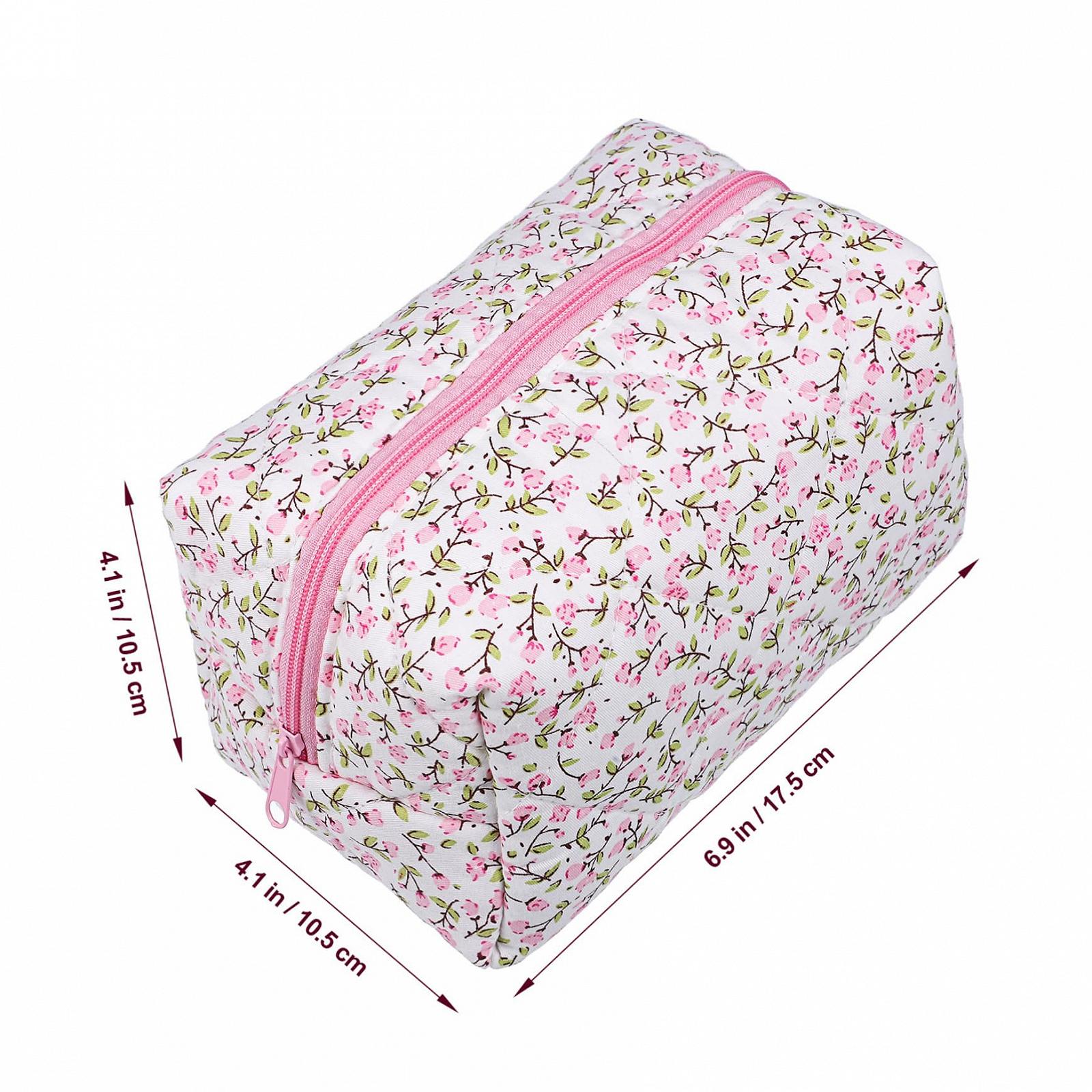 Сумка косметична LIFKOME 4 шт. квітковий візерунок з блискавкою, фото №5