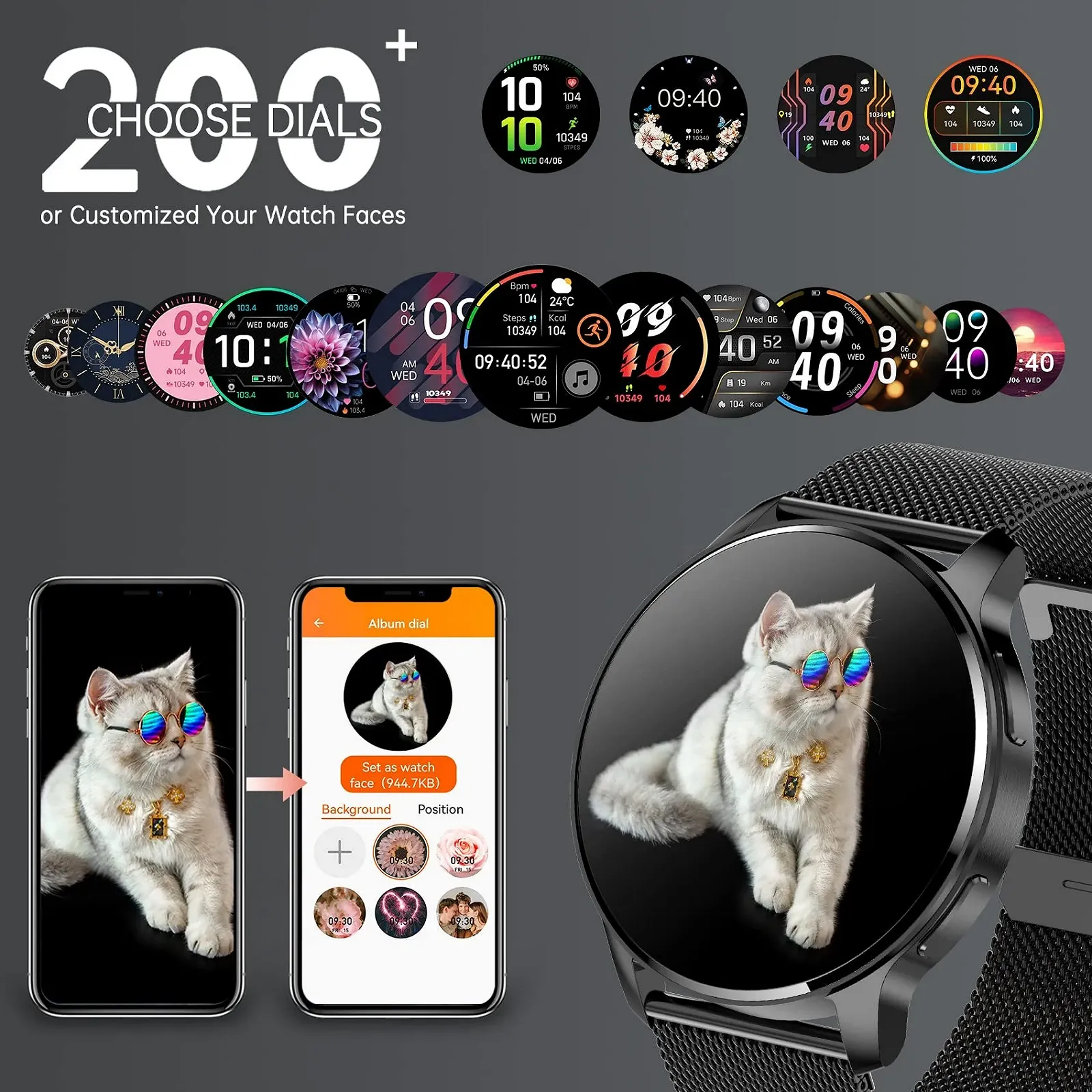 Смарт-часы Женские с функцией телефона 1.32 Дюймовый HD, фото №4