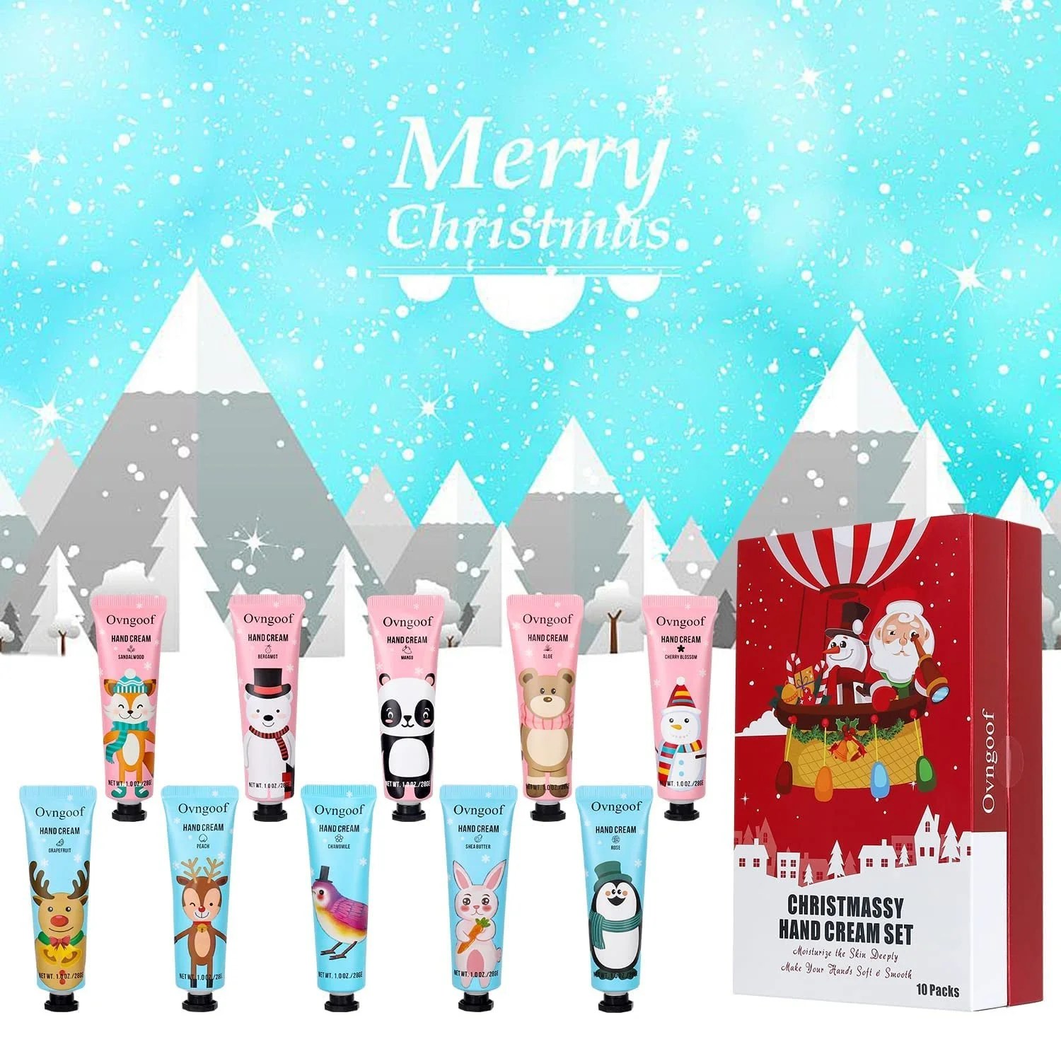 Крем для рук Набір (10 штук) Зволоження Різні аромати, фото №7