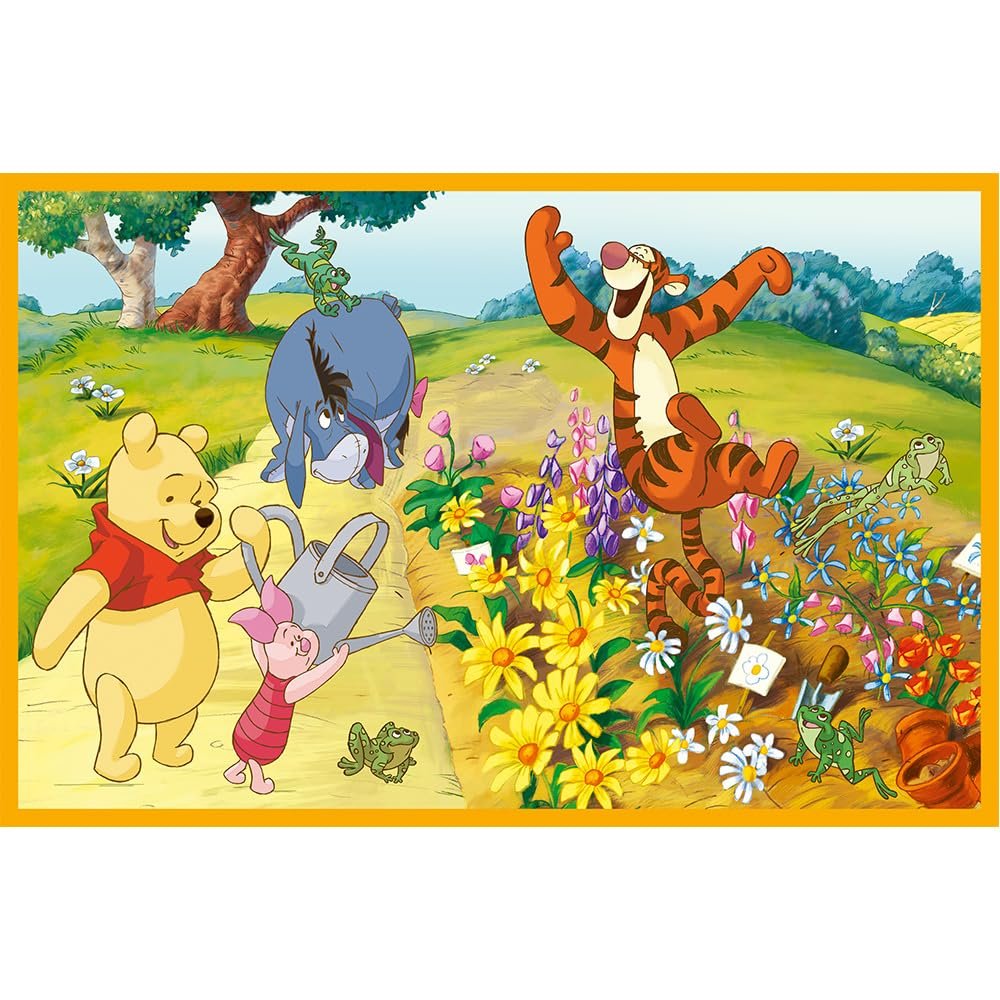 Пазл Trefl Winnie the Pooh A Day in the Garden 2 в 1 2 х 24 элемента, фото №2 Пазл Trefl Winnie the Pooh A Day in the Garden 2 в 1 2 х 24 элемента, фото №2