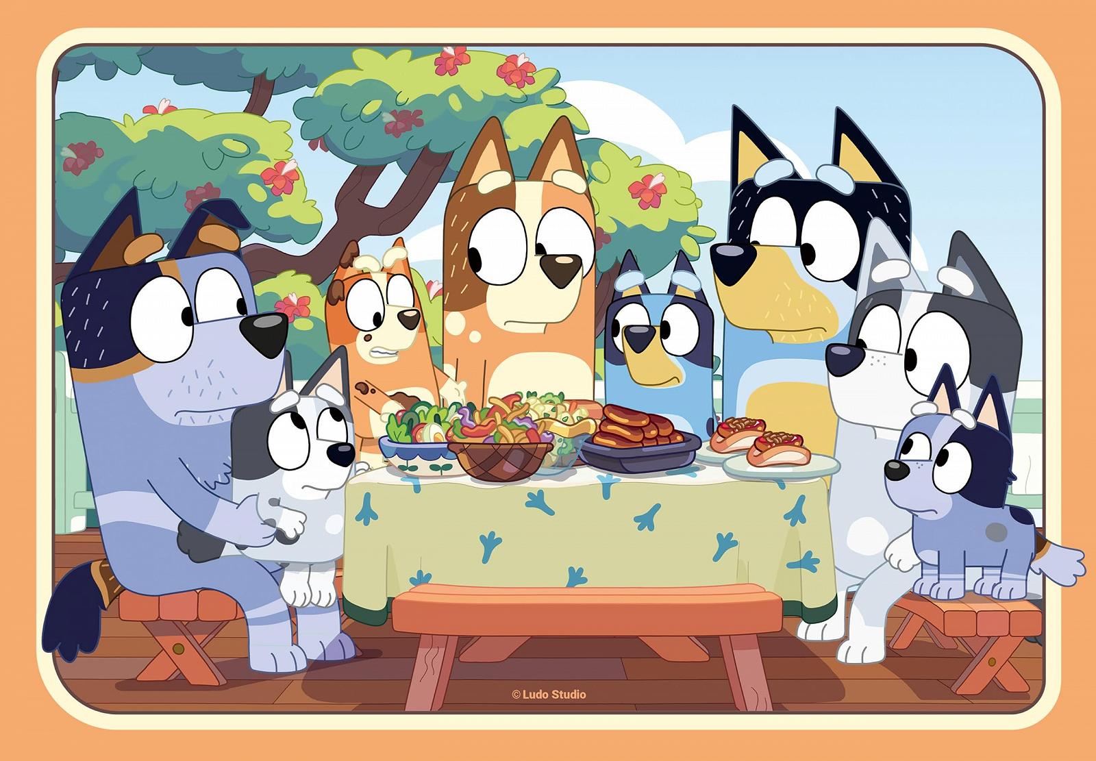 Дитячий пазл Ravensburger Bluey 05711 2 x 24 деталі, фото №3