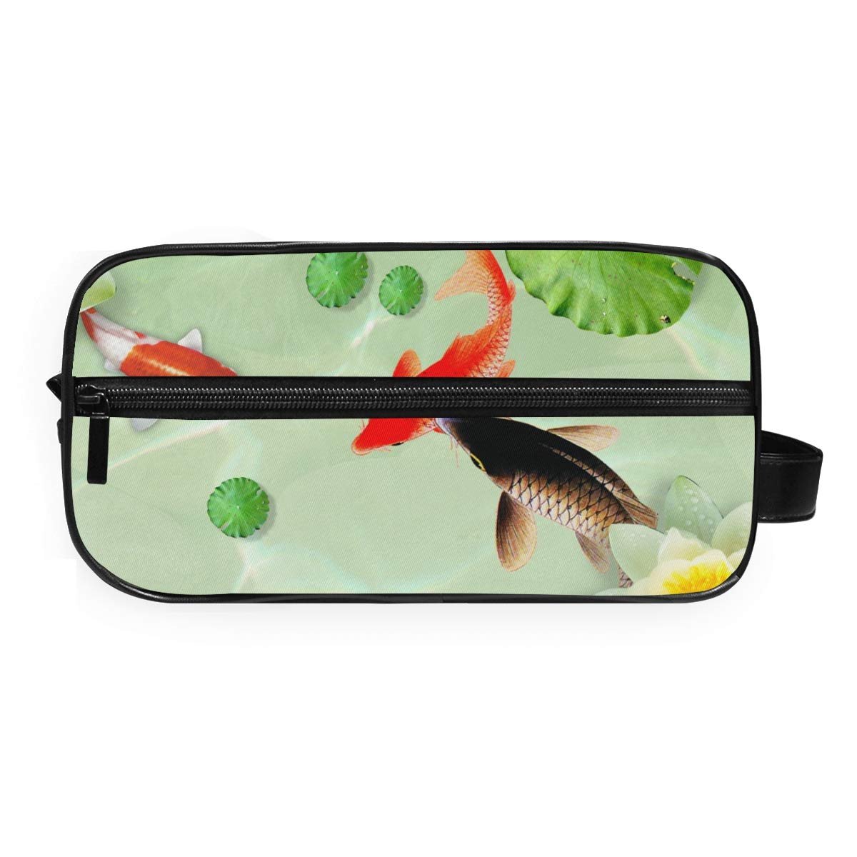 Косметичка MONTOJ для зберігання косметики, косметичка для макіяжу Koi Lotus Blume, сумка для миття та полоскання рота для подорожей і дому, фото №1