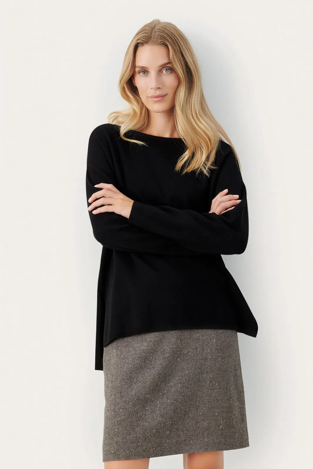 Джемпер PART TWO KlarraPW Вязаний, фото №4 Джемпер PART TWO KlarraPW Вязаний, фото №4