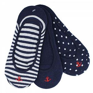 Шкарпетки-слідки Sperry для жінок (3 пари) synthetic.ua - Фото 1