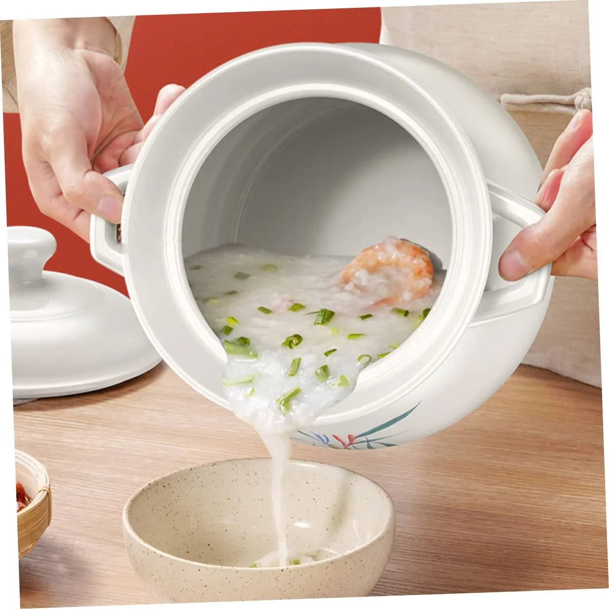 Кастрюля Gatuida керамическая жаропрочная для индукционных плит, фото №6 Кастрюля Gatuida керамическая жаропрочная для индукционных плит, фото №6