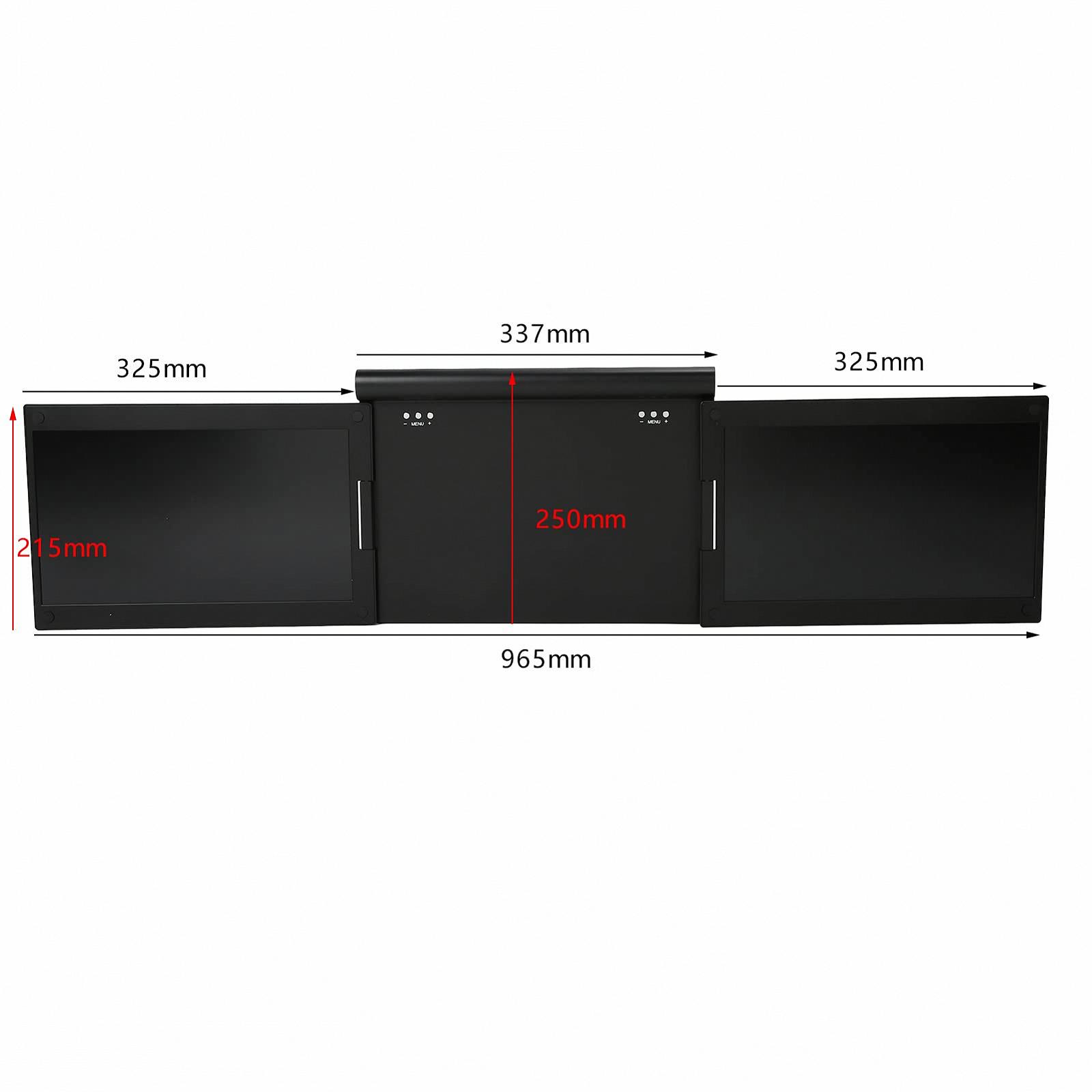 Монитор Lazmin112 X50 13.3 дюйма IPS Full Screen Dual Laptop Screen с разрешением 1920 x 1080 HD Портативный Dual Extender Screen, фото №8