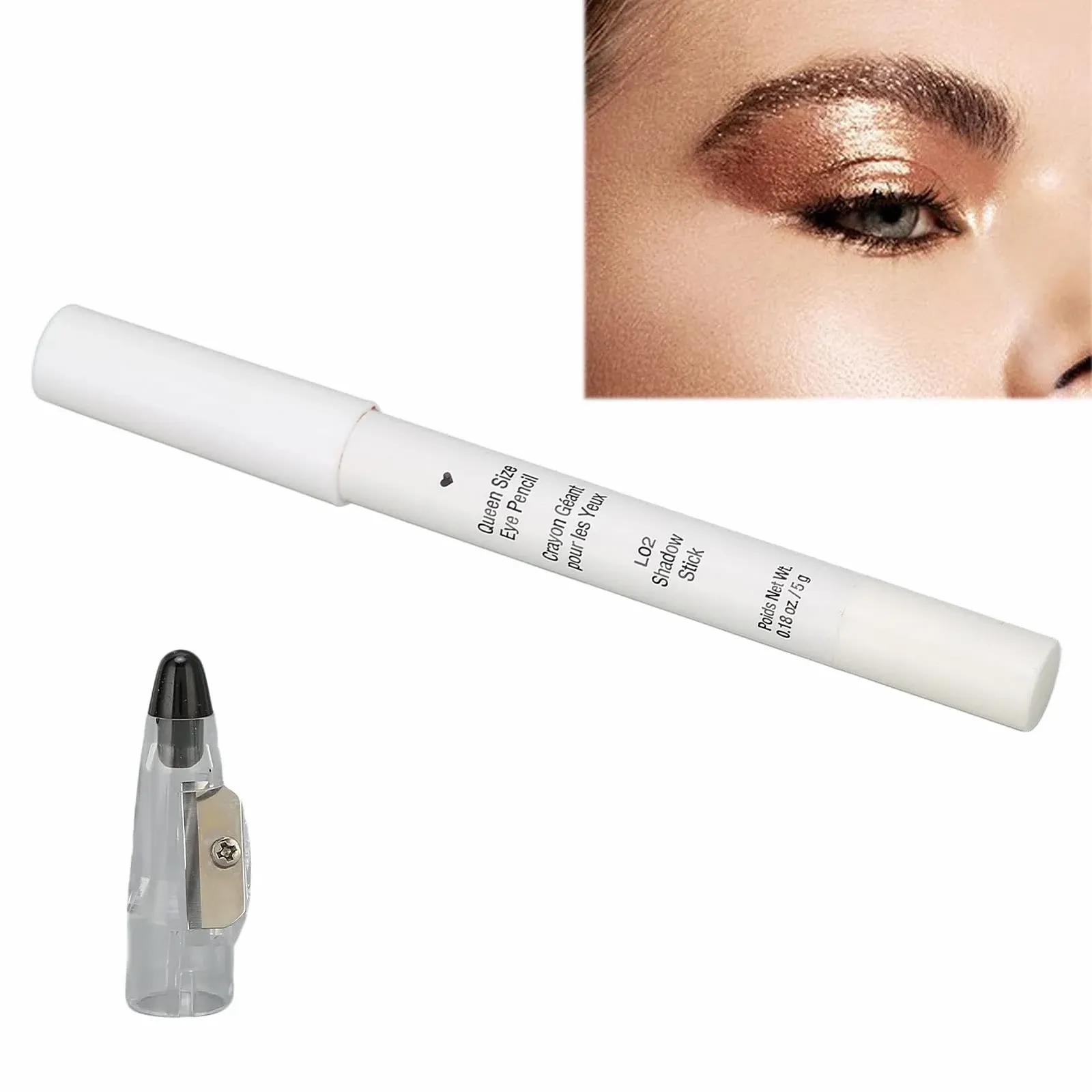 Олівець-стік для очей, блискучий, мерехтливий, кольоровий, довготривалий, 5 г, фото №3 Олівець-стік для очей, блискучий, мерехтливий, кольоровий, довготривалий, 5 г, фото №3