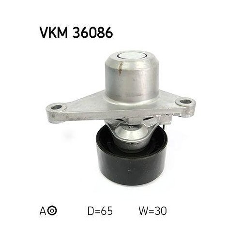 Натягувач поліклинового ременя SKF VKM 36086 NISSAN RENAULT лівий середній, фото №2
