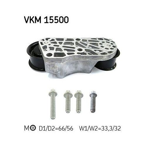 Натяжний ролик ременя ГРМ SKF VKM 15500, фото №2 Натяжний ролик ременя ГРМ SKF VKM 15500, фото №2