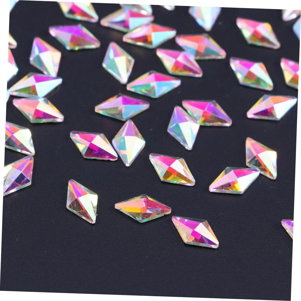 Украшение Стразы FRCOLOR 300 штук Декоративные стразы Кристаллы для ногтей Блестящие кристаллы для ногтей Бриллиантовые драгоценные камни Блестки для украшения ногтей, фото №4