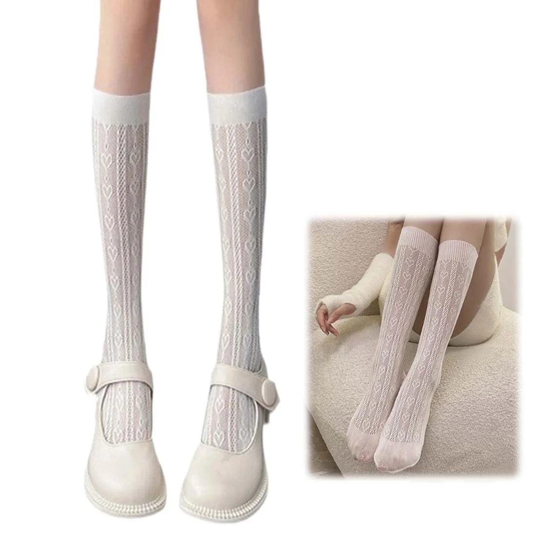 Жіночі панчохи Dirndl, 1 пара - Довгі традиційні гольфи, фото №1