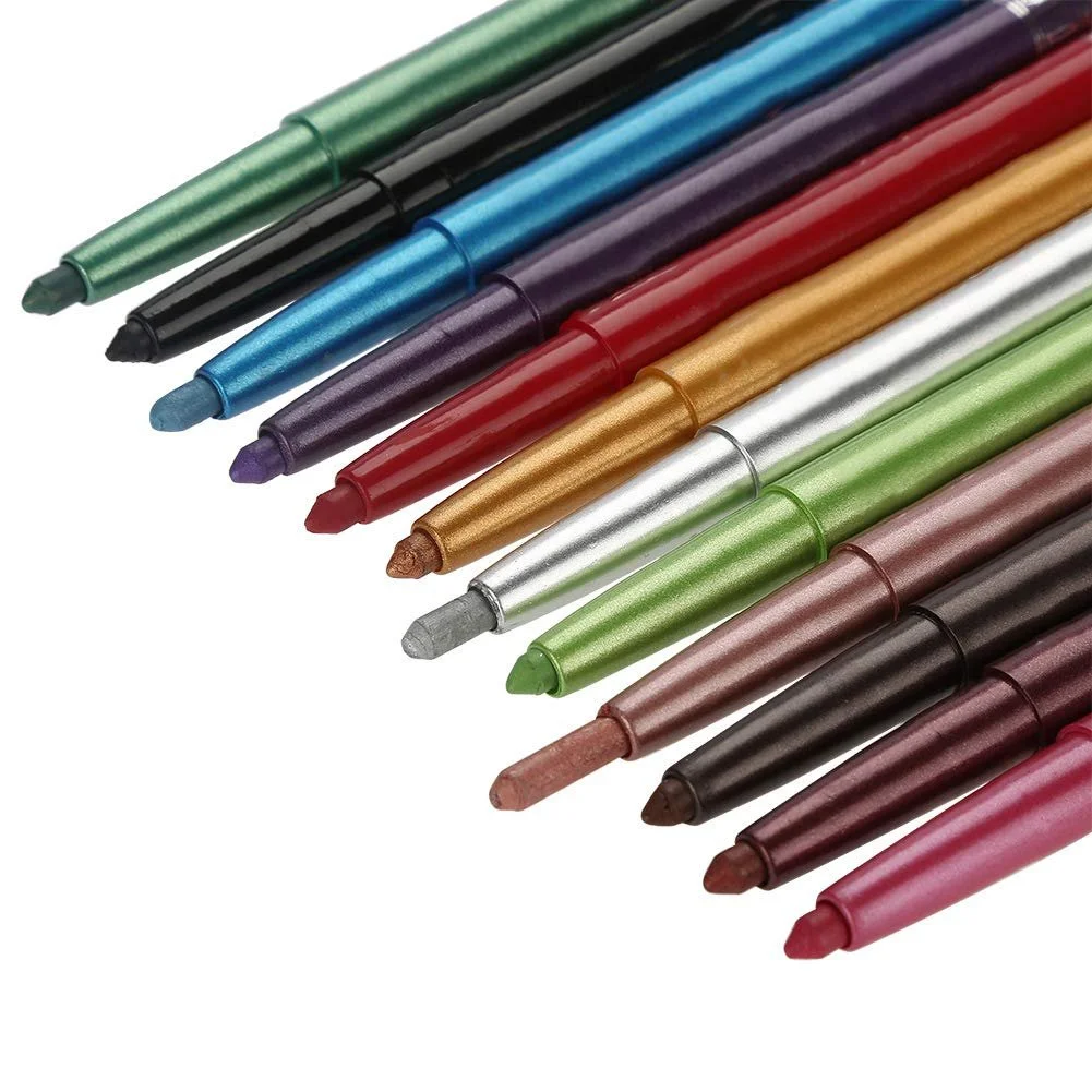 Карандаш для глаз 12 цветов Водостойкий Стойкий, фото №7