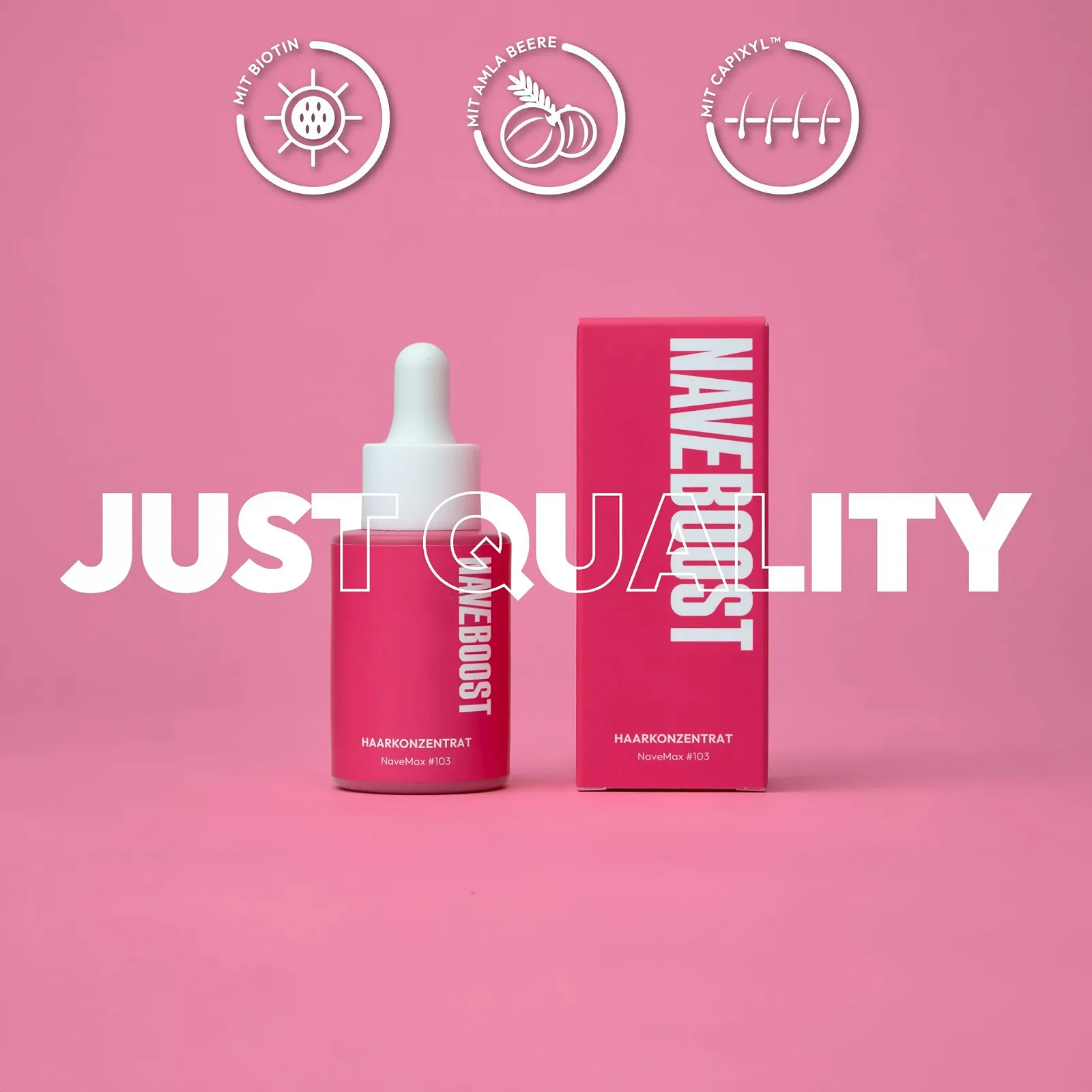 Концентрат Naveboost для Волосся Capixyl Біотин, Кофеїн та Екстракт Амли 50 мл, фото №3