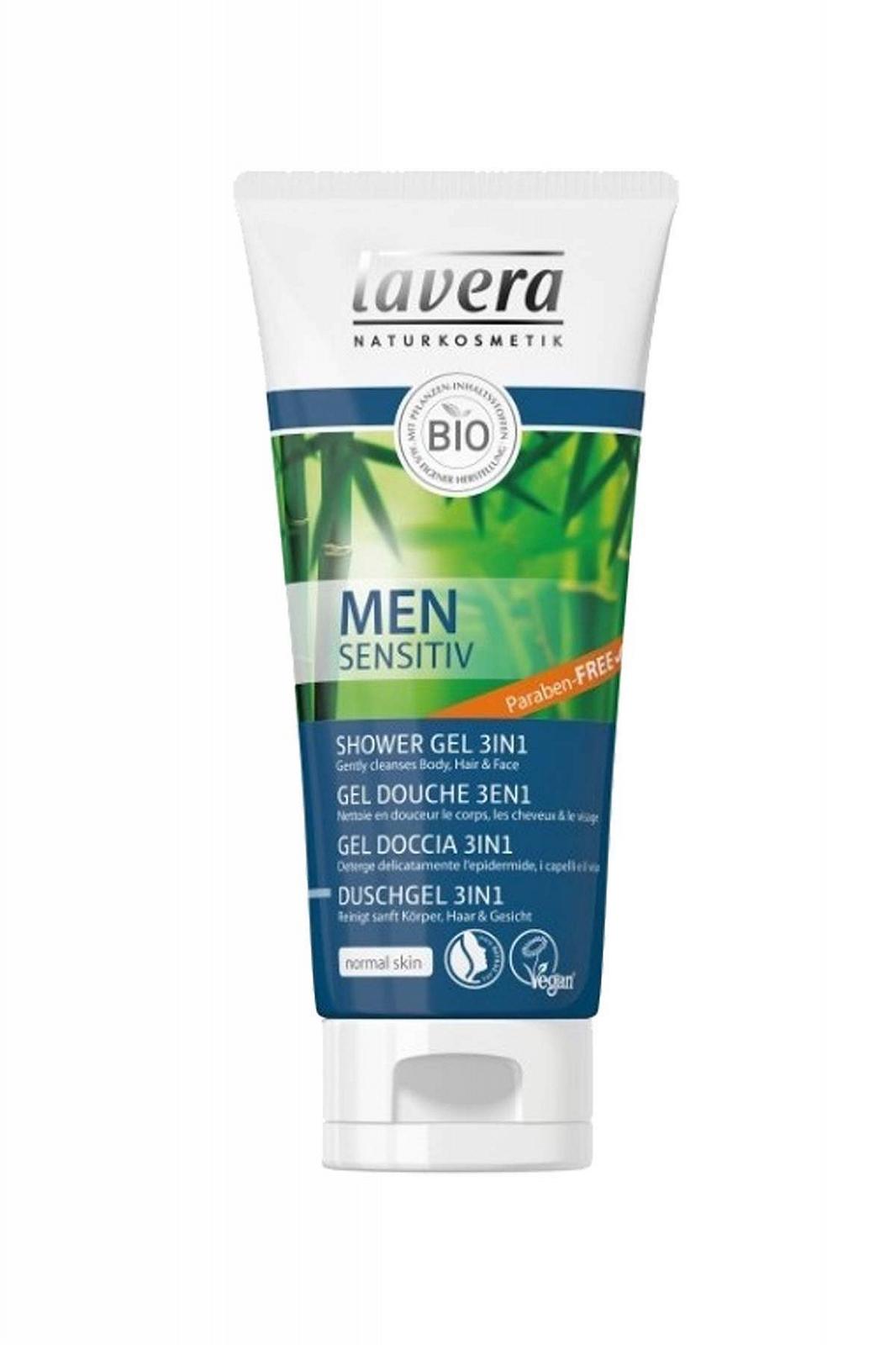 Гель для душа Lavera Men Sensitive Organic 3 в 1 200 мл, фото №1