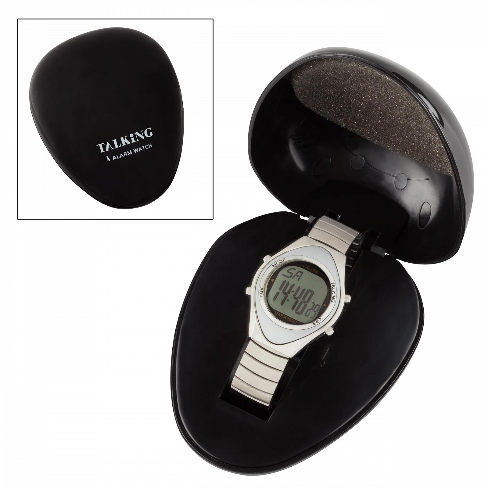 Наручные часы Marschall Talking Unisex I 1106 Хронограф Серебро, фото №7