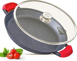 Пательня для паельї INTIGNIS Non Stick Heavy Duty Induction 36 см з кришкою - Фото 1