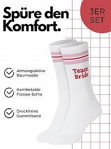 Теннисные носки Team Bride - Набор 3 штуки synthetic.ua - Фото 1