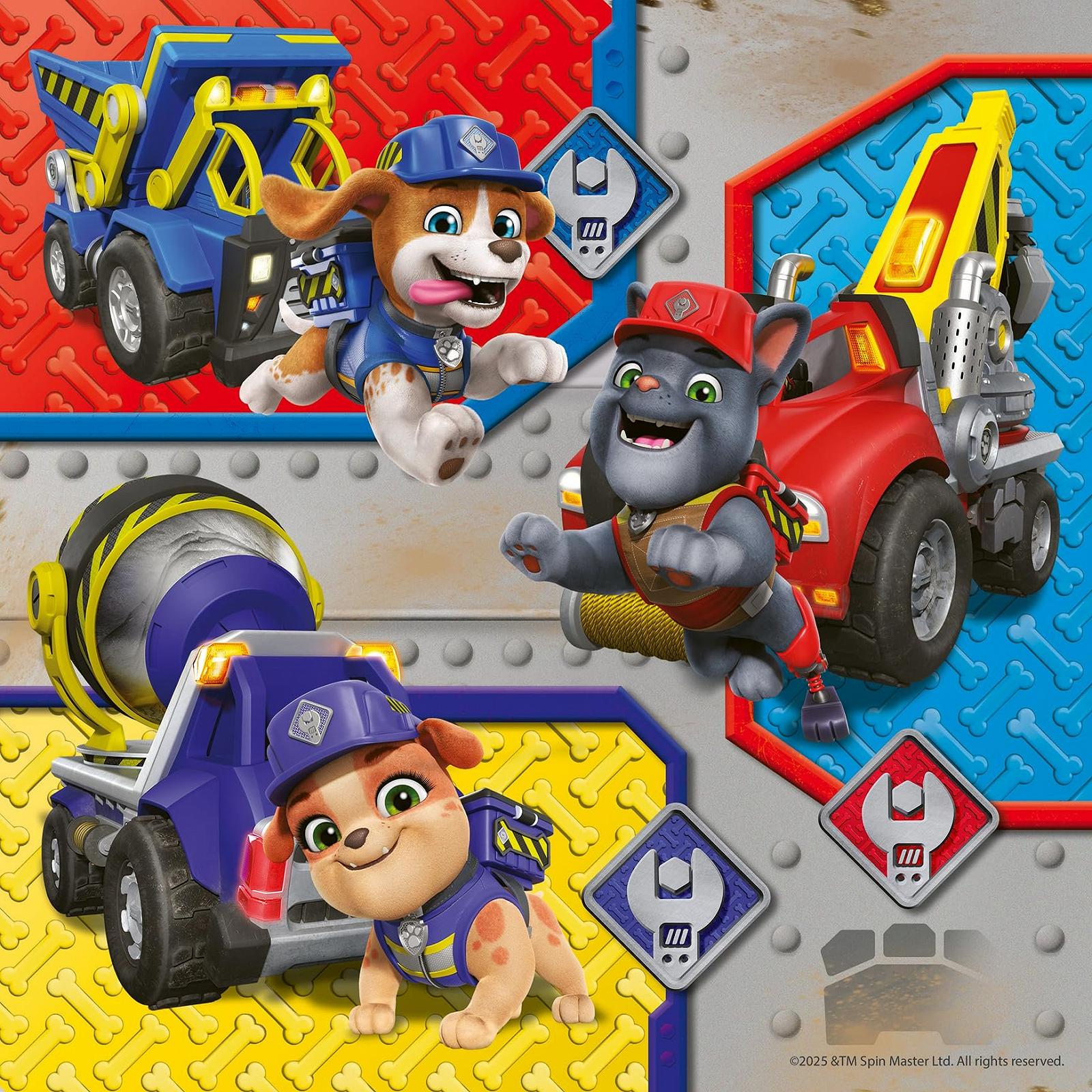 Дитячий пазл Ravensburger Rubble & Crew 12004168 3 x 49 деталей, фото №7