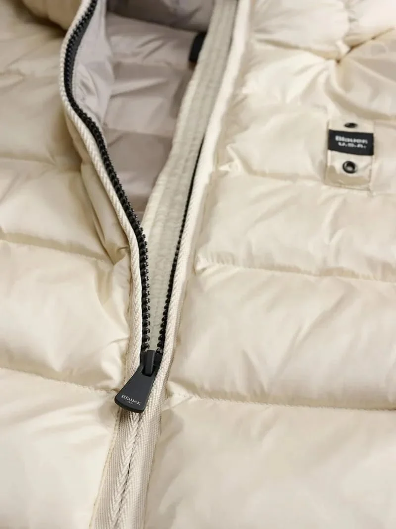 Пуховик Blauer Caroll Junior стьобаний - Бежевий, фото №2