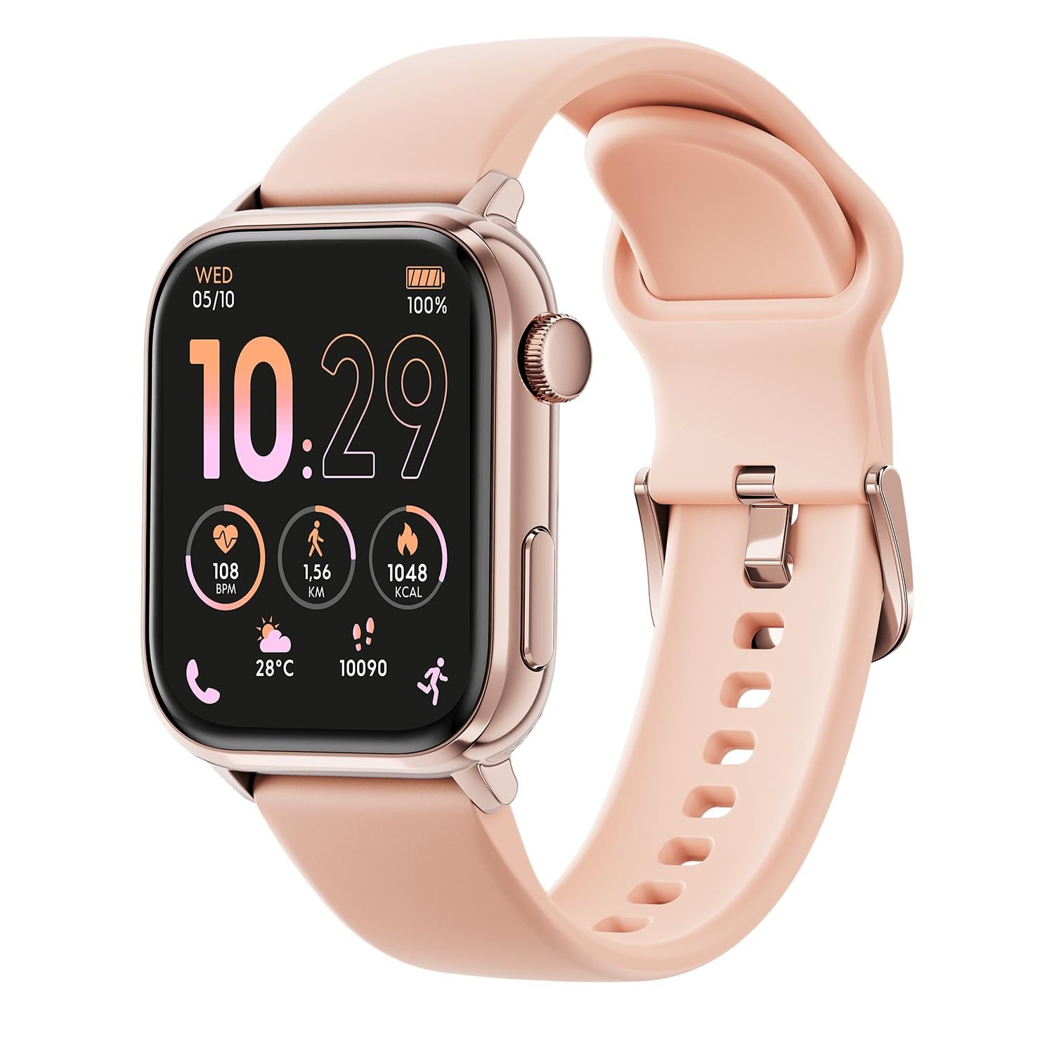 Умные часы Ice-Watch Ice smart 3.0 1.78 AMOLED GPS Прямоугольные Розовое золото Ремешок, фото №2
