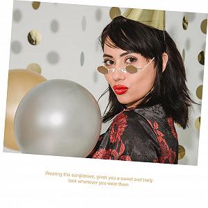 Міні-ретро окуляри Вечірні Hip-Hop Вінтажні synthetic.ua - Фото 1