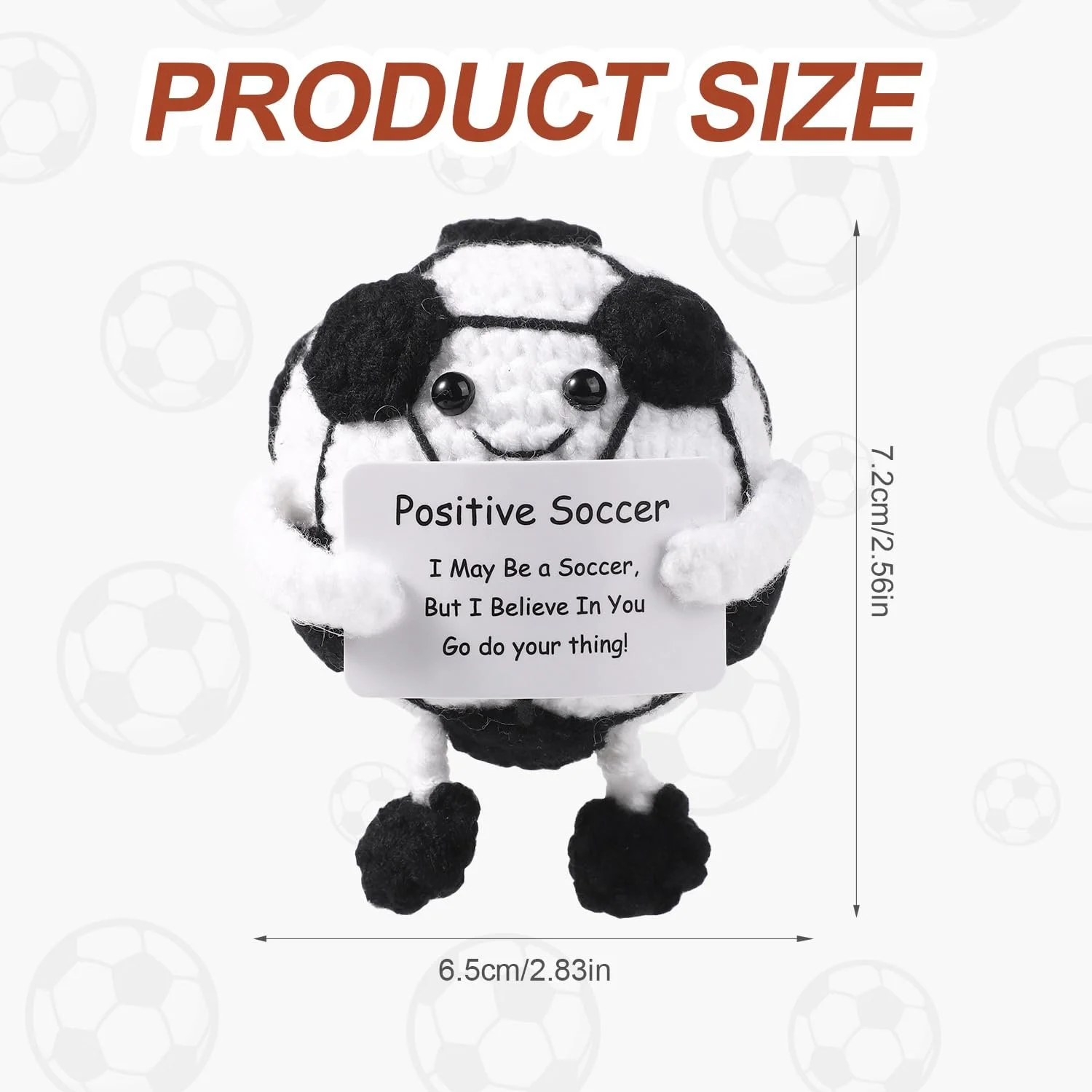 Игрушка TOYMIS Позитивный Вязанный Мяч Футбол, фото №2 Игрушка TOYMIS Позитивный Вязанный Мяч Футбол, фото №2