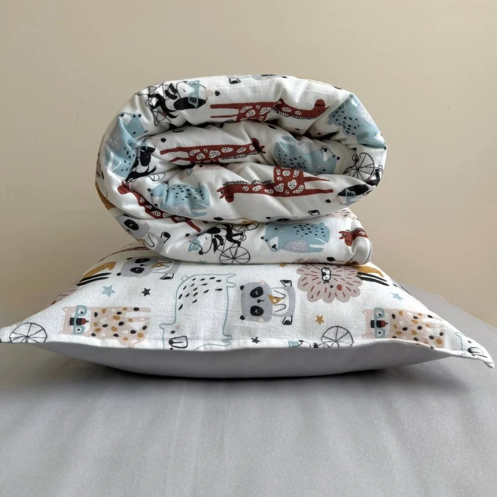 Комплект детского постельного белья для кроватки, фланель, 160 х 80, Собачки, фото №5