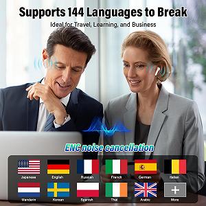 Навушники Перекладач AI 3-в-1 Голосовий 144 Мови з 200+ AI Додатками, Білий ціна на synthetic.ua - Фото 1 Навушники Перекладач AI 3-в-1 Голосовий 144 Мови з 200+ AI Додатками, Білий synthetic.ua - Фото 1