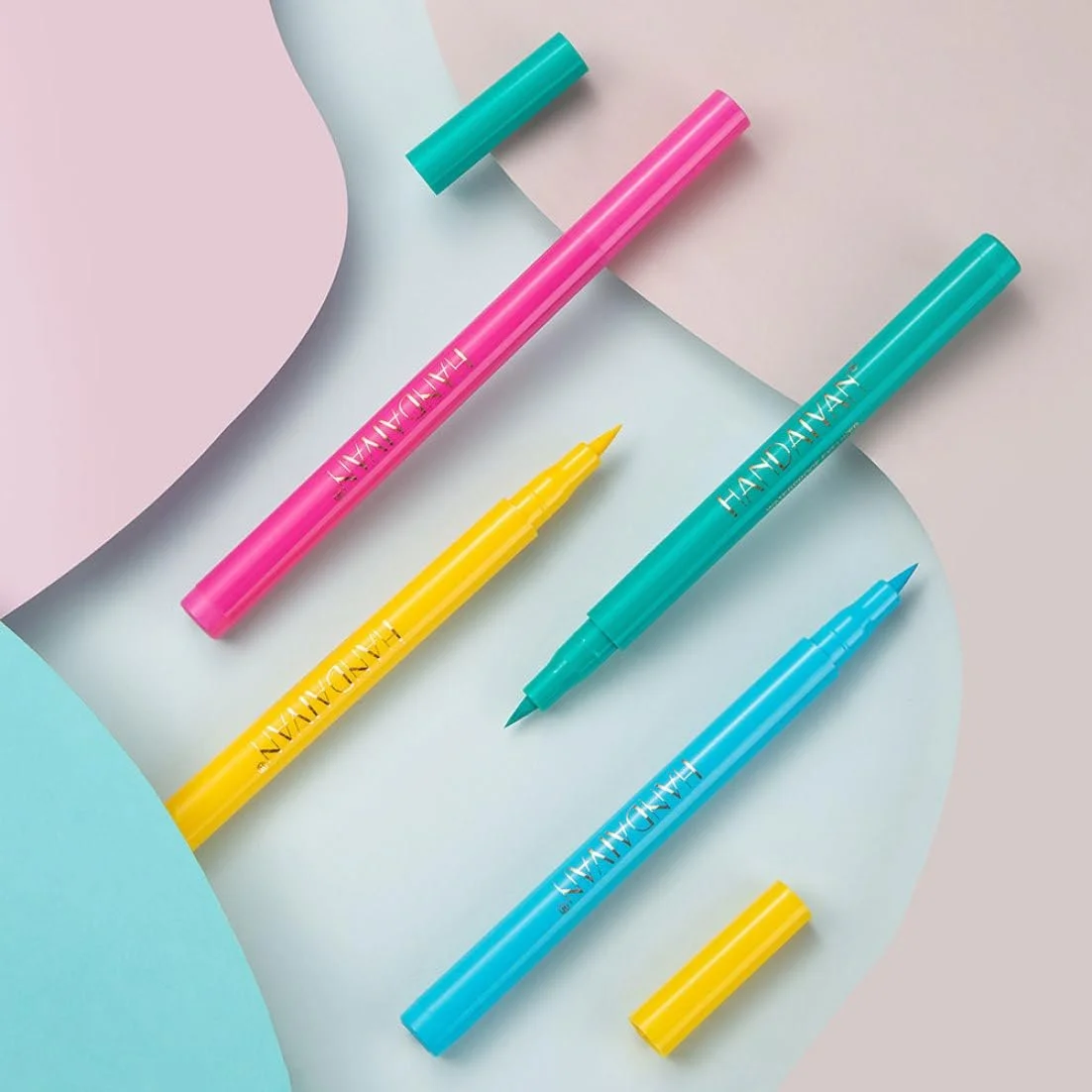 Набір підводок для очей Colourful Матові водостійкі гелеві, фото №4 Набір підводок для очей Colourful Матові водостійкі гелеві, фото №4