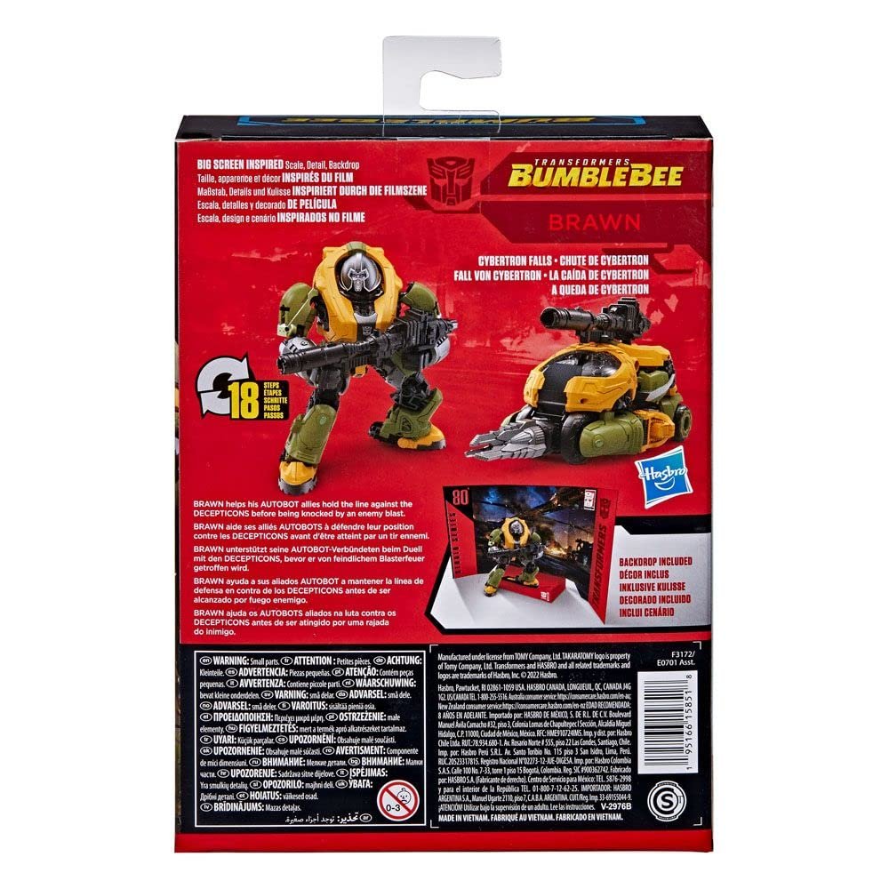 Фигурка Brawn Transformers: Bumblebee Studio Serie 80 Deluxe Class, 11 см, многоцветная, фото №7