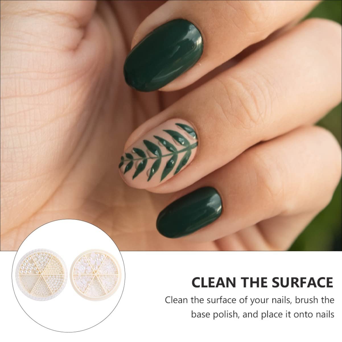 Прикраса для нігтів FRCOLOR Перли Тривимірні, фото №3