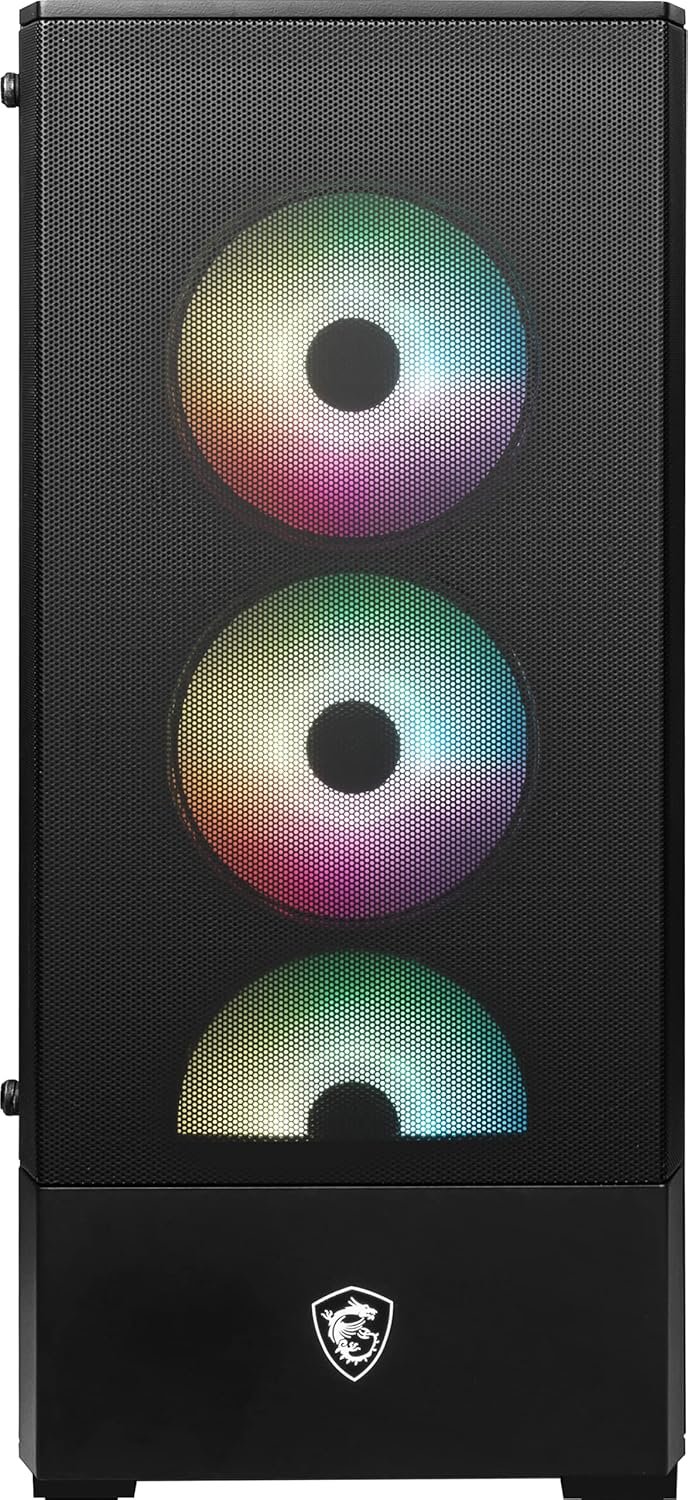Корпус MSI MAG Forge 112R / Midi Tower / ATX / Glass / 4x120mm ARGB / Black, фото №2