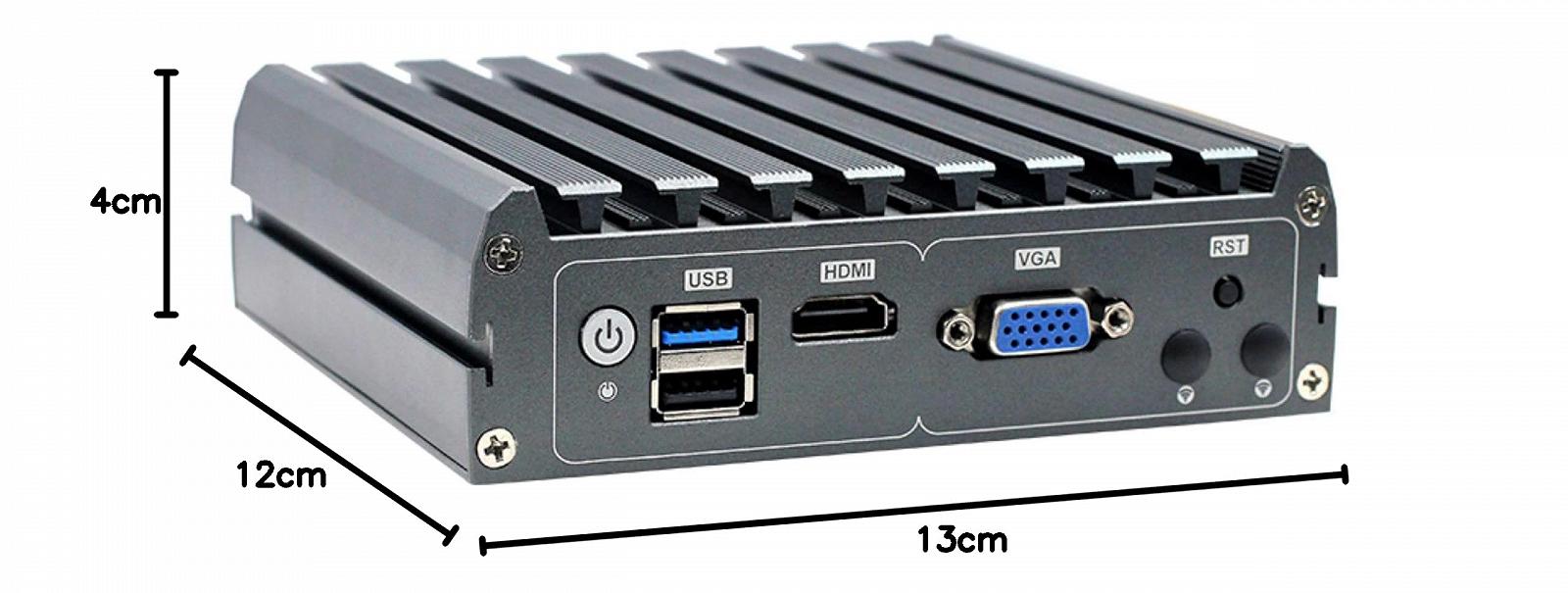 Мікро-ПК Celeron J4125 Quad Core Firewall, Mini PC, Nano PC, ПК-маршрутизатор 4G RAM 64G SSD 4 RJ45 2.5GBE AES-NI Pfsense OPNsense, фото №7