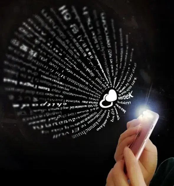 Кулон LOVE с проекцией Я тебя люблю UTM ХИТ цвет золото, фото №3 Кулон LOVE с проекцией Я тебя люблю UTM ХИТ цвет золото, фото №3