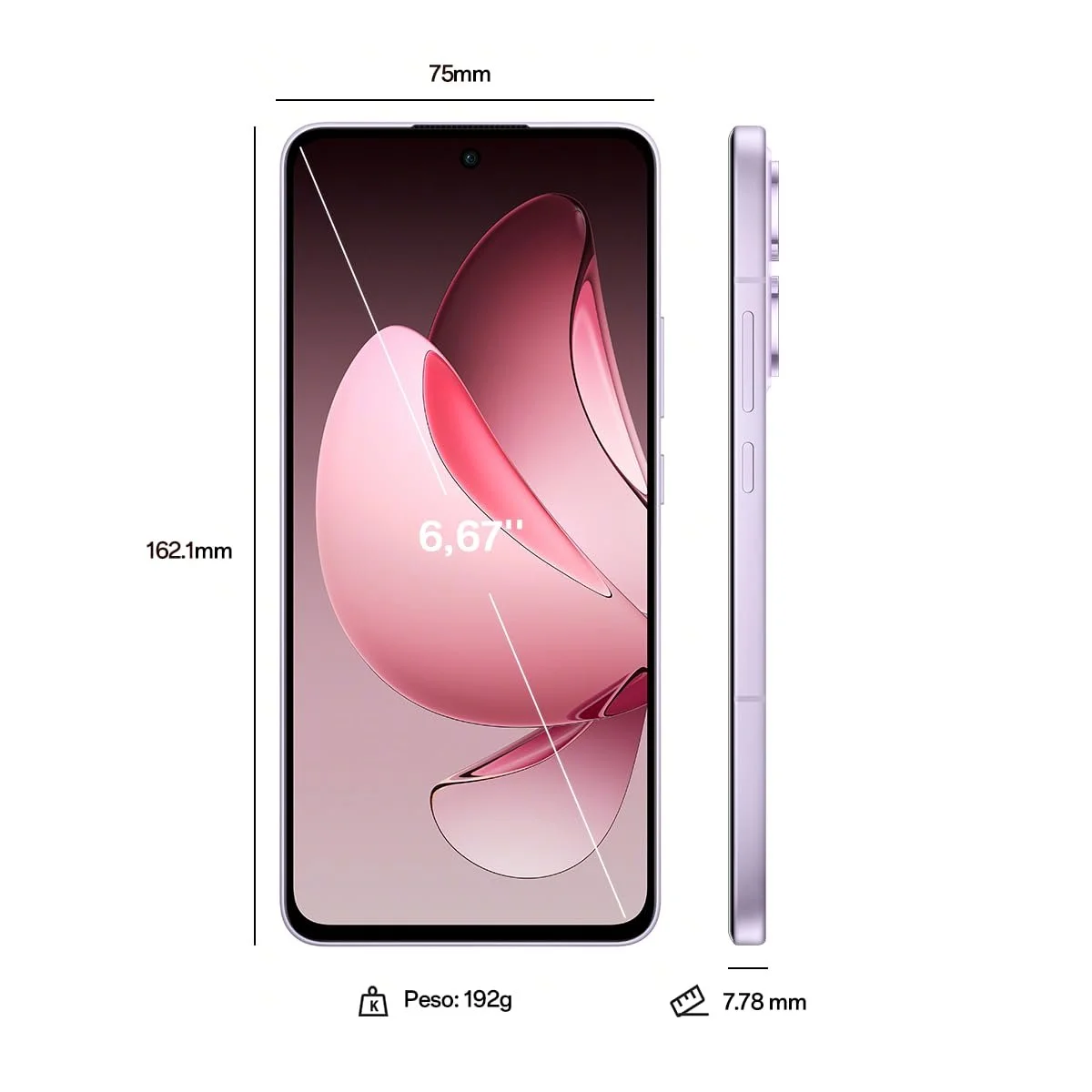 Смартфон OPPO Reno 13 FS 12/512 ГБ 6.67" 120 Гц AMOLED 50 Мп OIS 8 Мп 32 Мп Snapdragon 6 Gen1 5800 мАч 45 Вт SUPERVOOC IP68 Plume Purple, фото №2 Смартфон OPPO Reno 13 FS 12/512 ГБ 6.67" 120 Гц AMOLED 50 Мп OIS 8 Мп 32 Мп Snapdragon 6 Gen1 5800 мАч 45 Вт SUPERVOOC IP68 Plume Purple, фото №2
