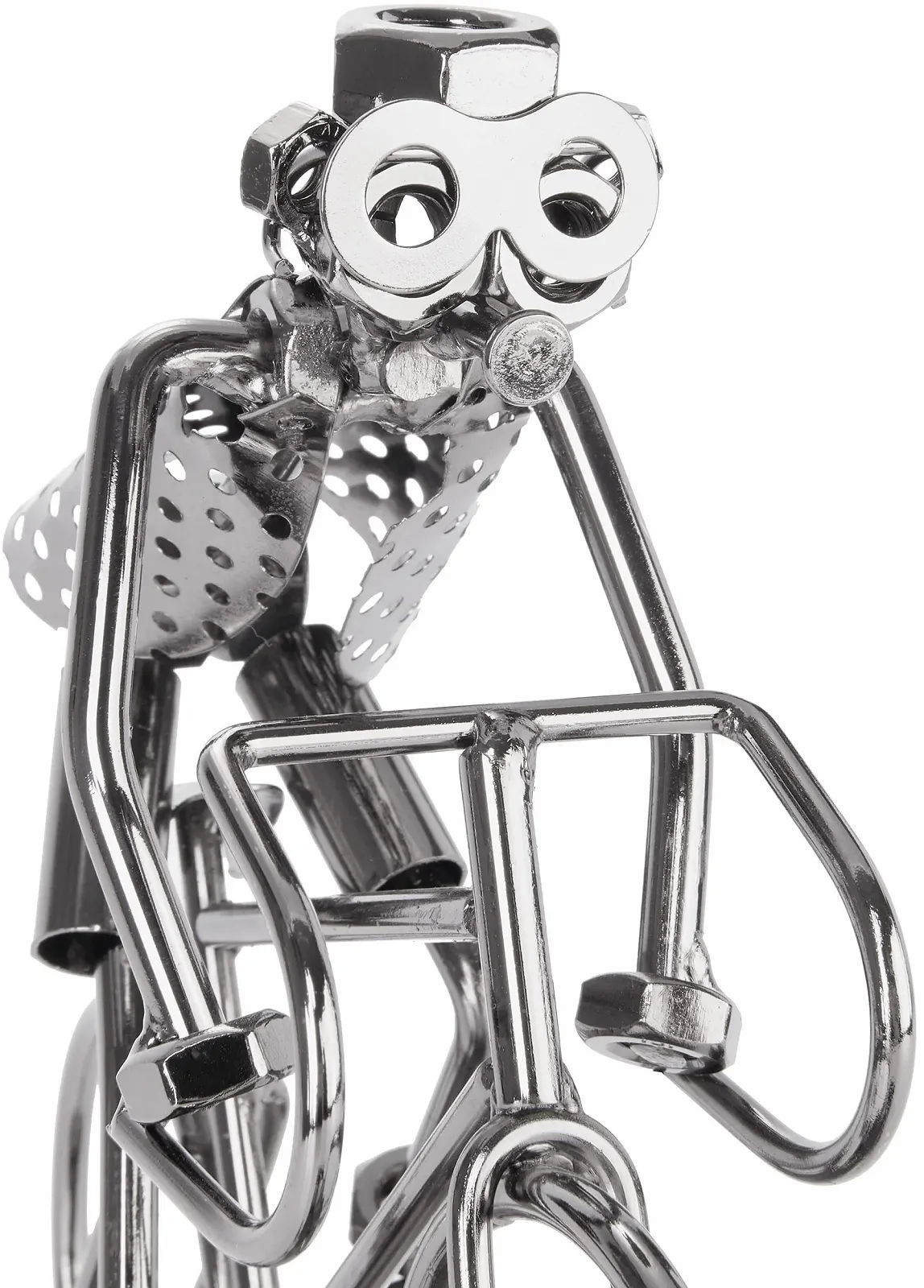 Металлическая фигурка BRUBAKER Screw Man Bicyclist ручная работа, фото №3