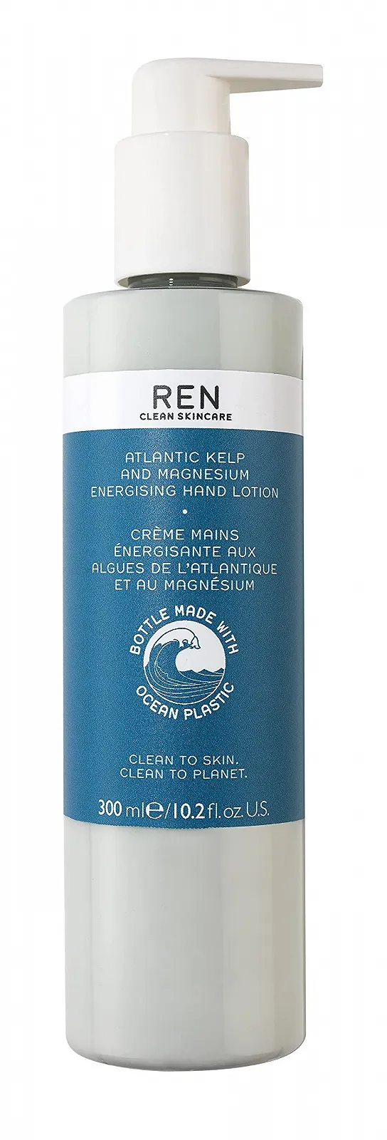 Лосьйон для рук REN Clean Skincare Atlantic Kelp and Magnesium Energizing 300мл Білий, фото №1