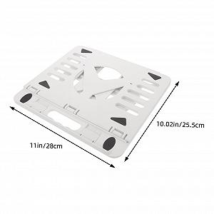 Подставка для ноутбука складная SEWACC Регулируемая по высоте Пластиковая Нескользящая Подставка для планшета Эргономичная Регулируемая Подставка для ноутбука для офиса и путешествий synthetic.ua - Фото 1