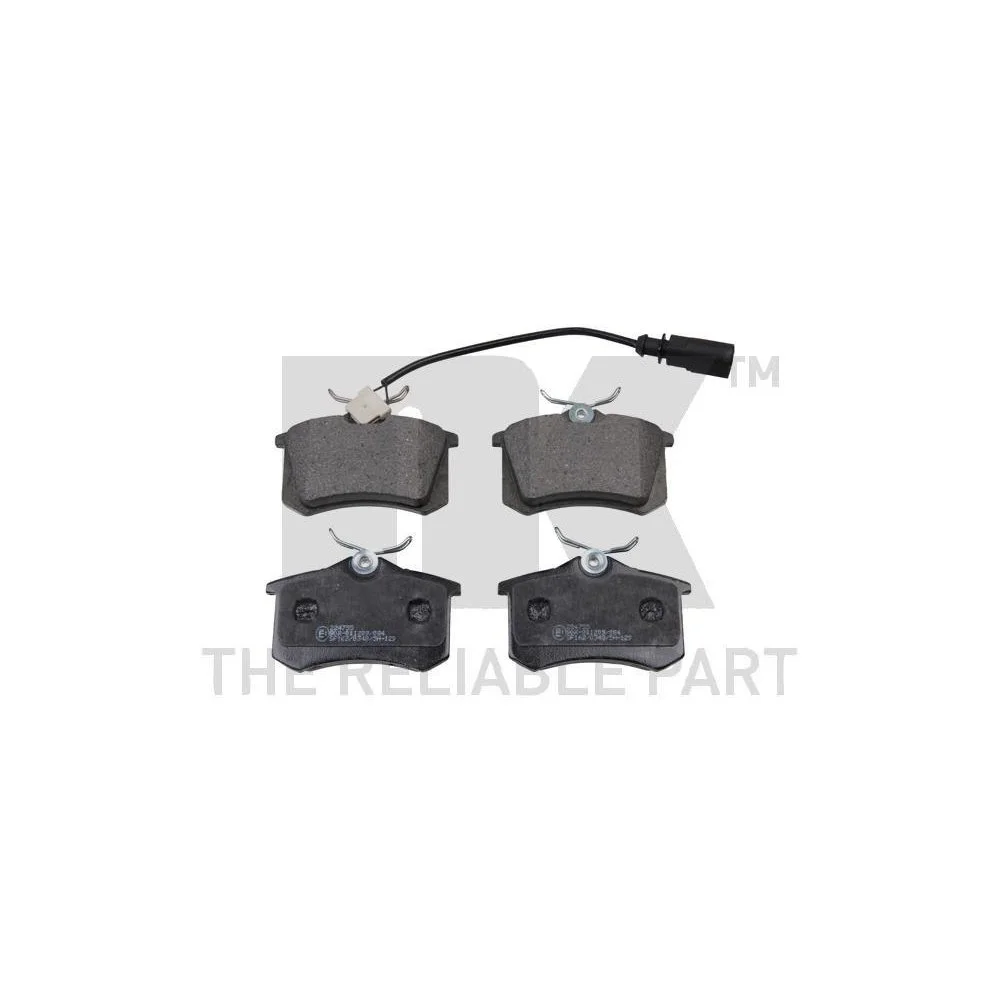 Комплект гальмівних колодок дискового гальма NK 224755 для FORD SEAT VW задня вісь, фото №1