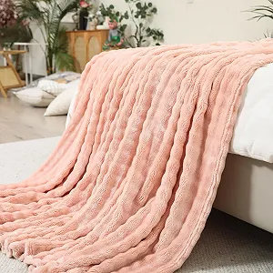 Плед Vanjoroy Флісовий Великий Накидка на диван-ліжко synthetic.ua - Фото 1