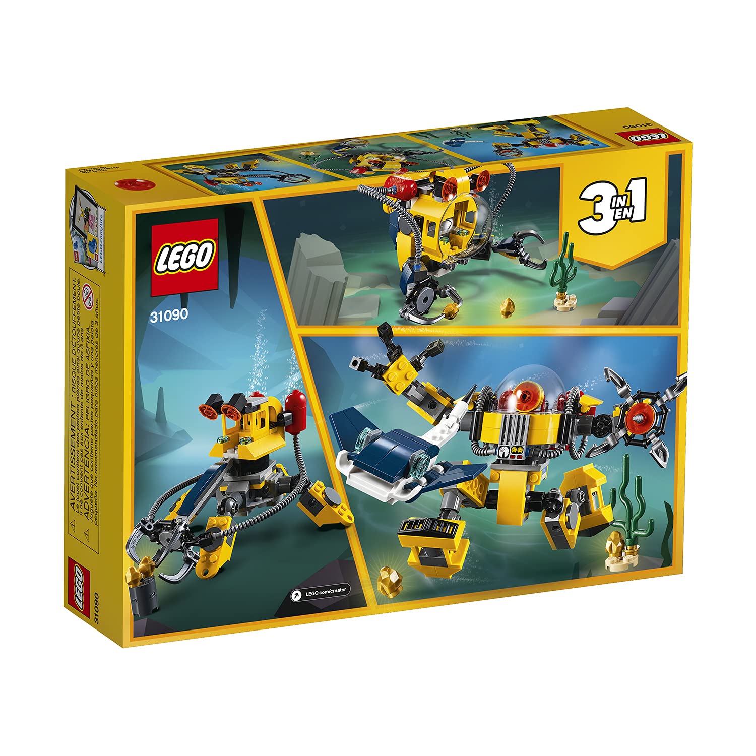 Конструктор LEGO Creator 31090 Подводный Робот, фото №7