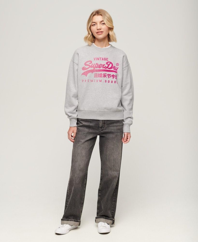 Женская Толстовка Superdry Vl Loose Tonal, фото №5