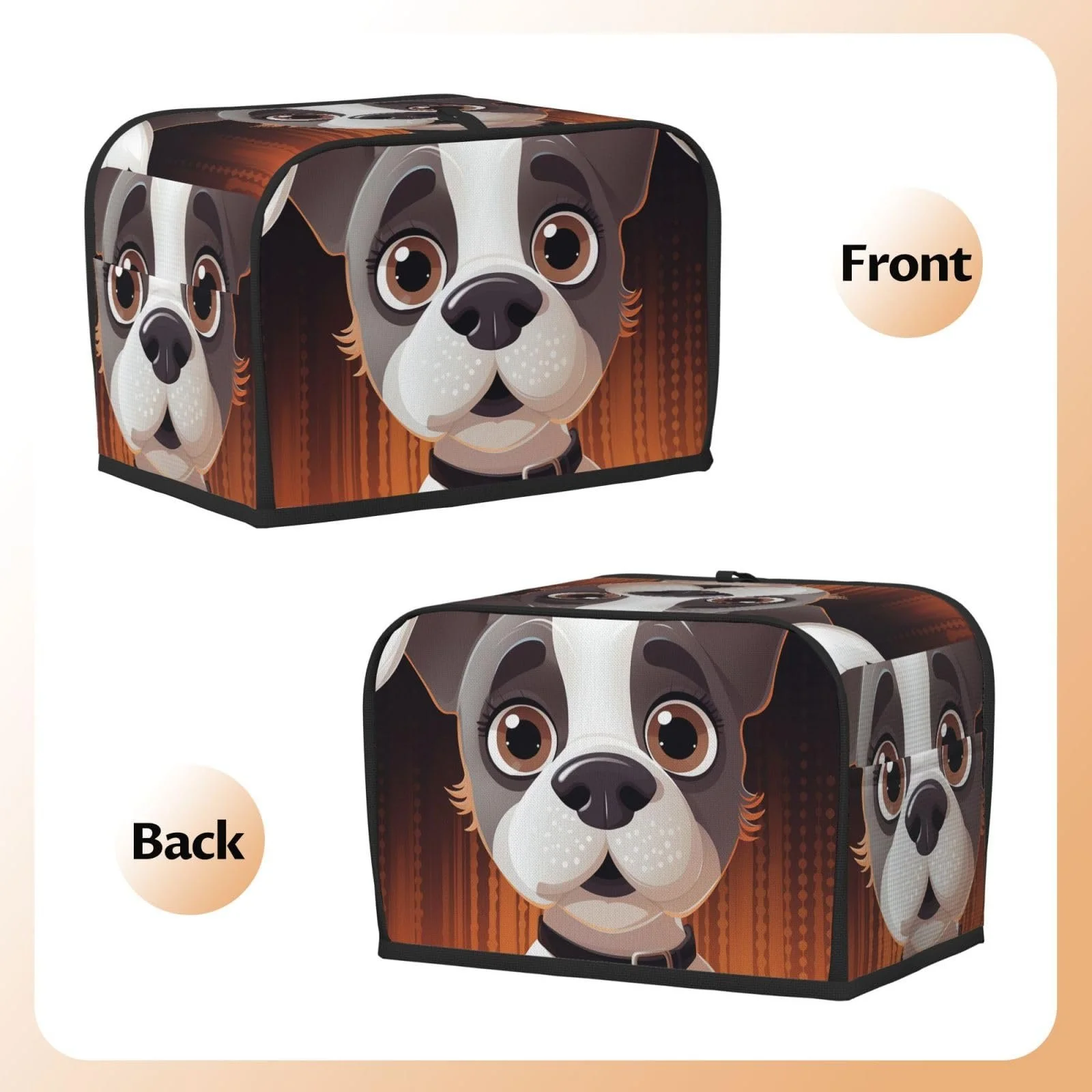 Чехол для тостера Dog для 2 ломтиков, фото №3 Чехол для тостера Dog для 2 ломтиков, фото №3